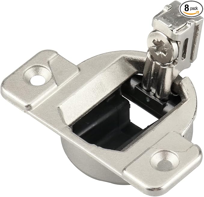 Replacement for Blum 110 Degree Screw-in Compact 33 Hinge, 8-Pack, Cabinet Door Hinges to Replace Original Blum Cabinet Hinges(Mounting Plate Not Included)