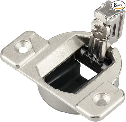Replacement for Blum 110 Degree Screw-in Compact 33 Hinge, 8-Pack, Cabinet Door Hinges to Replace Original Blum Cabinet Hinges(Mounting Plate Not Included)