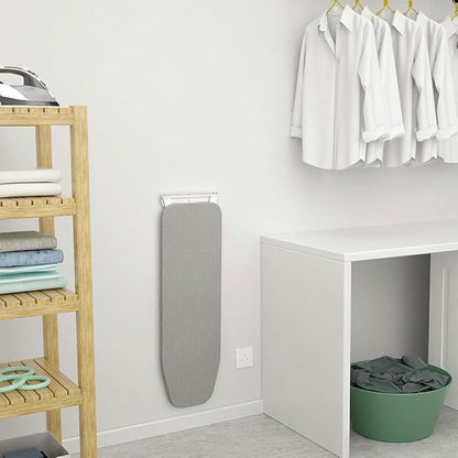 39"x12" Wall-Mounted Ironing Board Foldable Clothes Ironing Table Pull-Out Stow Away Ironing Board Retractable Small Ironing Board Ironing Storage Station Door Hanging Laundry for Home Apartment