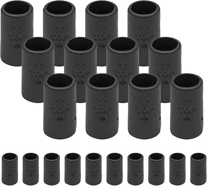 Luomorgo 72 Pcs 1/2 Inch Wire Shelf Clips, Plastic Shelf Lock Clips for 1/2" Post Shelving, Heavy Duty Wire Shelving Clips Replacements for Shelves, Racks (Black)