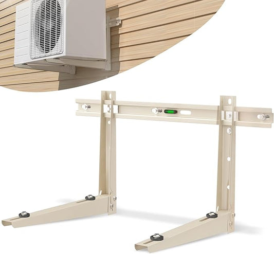 Mini Split Wall Mounting Bracket: Condenser Wall Mount Rack for 7000 9000 12000 18000 24000 30000 36000 BTU Mini Split Air Conditioner Units, Outside Split System Mount Condenser Bracket, Max 550 LBS