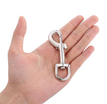 Dog Leash Snap Leash Clip Clasp Swivel Clip Heavy Duty Pet Leashes Clips Key Chain 3 Inch 6 PCS for Linking Pet Collar