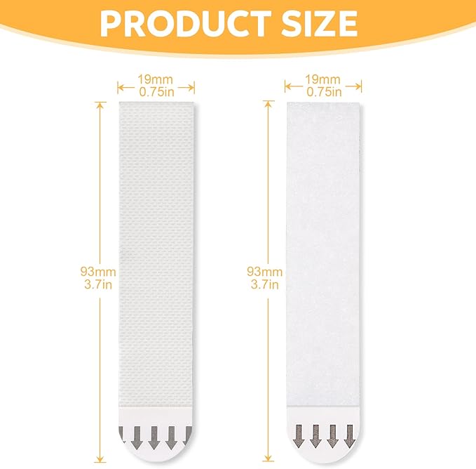 Sinnsally Large Picture Hanging Strips Heavy Duty,20-Pairs(40 Strips) Sticky Picture Hangers for Walls Hanging Without Nail,Damage Free No Nails Refill Adhesive Poster Frame Mounting,White