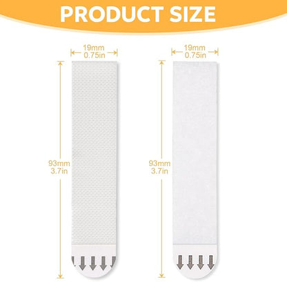 Sinnsally Large Picture Hanging Strips Heavy Duty,20-Pairs(40 Strips) Sticky Picture Hangers for Walls Hanging Without Nail,Damage Free No Nails Refill Adhesive Poster Frame Mounting,White