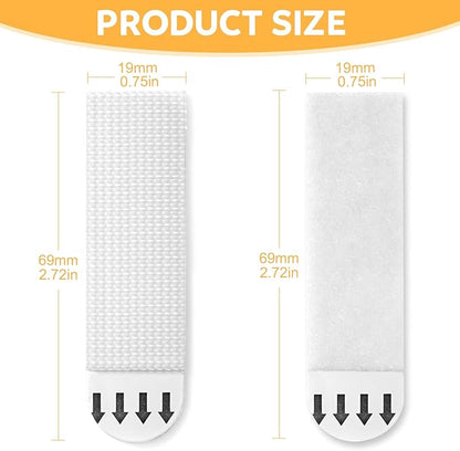 Medium Picture Hanging Strips Heavy Duty,36-Pairs(72 Strips) Sticky Picture Hangers for Walls Hanging Without Nail,Damage Free No Nails Refill Adhesive Poster Frame Mounting