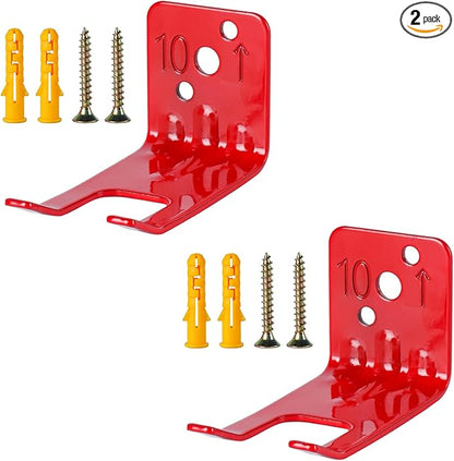 Fire Extinguisher Mounts & Brackets,2 Pack Fire Extinguisher Brackets and Holders,Wall Hook Holder Hanger for 10 lb fire Extinguisher Mount