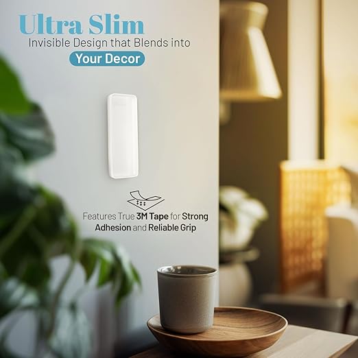 Ultra Slim Hue Remote Holder for Philips Hue Dimmer Switch V2 | Invisible Design Aluminum Remote Holder for Hue Dimmer Switch| Wall Plate Replacement for Philips Dimmer Remote V2