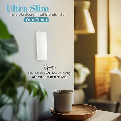 Ultra Slim Hue Remote Holder for Philips Hue Dimmer Switch V2 | Invisible Design Aluminum Remote Holder for Hue Dimmer Switch| Wall Plate Replacement for Philips Dimmer Remote V2