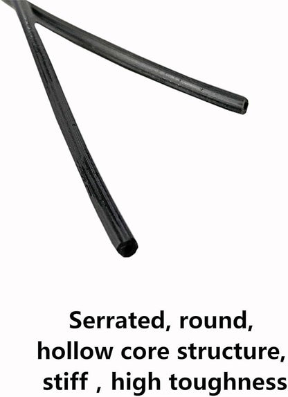 FLYZZZ Window Screen Spline, 0.175" x 100' Screen Spline, Round, Black, Suit for 0.173''-0.185'' Groove, Repair Rubber Cord for Replacing & Installing Window Door Patio Screens