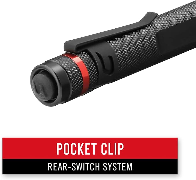 Coast G20 Inspection Beam LED Penlight with Adjustable Pocket Clip and Consistent Edge-to-Edge Brightness, Black, 54 lumens,2 Pack