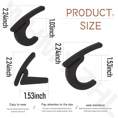 Universal Hooks for Garage Shelving and Industrial Storage Racks Compatible with Keyhole Slots, Including J&L Heavy-Duty Hooks for Garage Shelving - UV-Resistant, Holds up to 40 lbs.