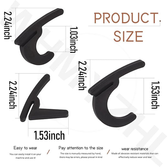 Universal Hooks for Garage Shelving and Industrial Storage Racks Compatible with Keyhole Slots, Including J&L Heavy-Duty Hooks for Garage Shelving - UV-Resistant, Holds up to 40 lbs.