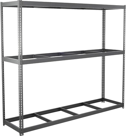 Global Industrial Wide Span Rack With 3 Shelves No Deck, 1100 Lb Capacity Per Level, 96" W x 36" D x 84" H