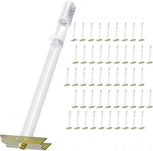 Drywall Anchor with Included Bolts for 3/16”-24, Heavy Duty Hollow Drywall Anchors for TV Mounting Kit (Pack of 50(w/o Bolts)