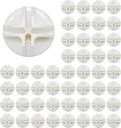 Wire Cube Plastic Connector 50Pcs Wire Grid Cube Organizer Connector for Modular Closet Storage Organizer and Wire Shelving (White)