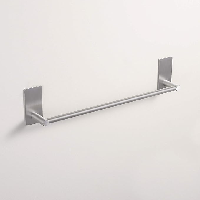 KES Bathroom Towel Holder 17.3-Inch Self Adhesive Towel Bar SUS 304 Stainless Steel Rustproof Brushed Finish, A7000S40-2