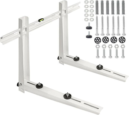 Mini Split Wall Mounting Bracket for Air Conditioner Heat Pump System Unit 9000-36000 BTU, Heavy Duty Foldable Support Bracket for for Ductless Mini Split, HVAC, Compressor