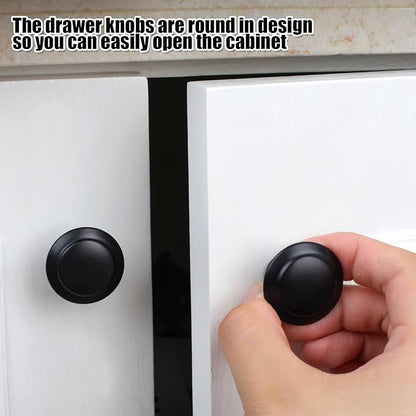 Romeda 18 Piece Drawer Hardware - Black 30mm Cabinet Knobs & Pulls for Dressers & Kitchens with Screw