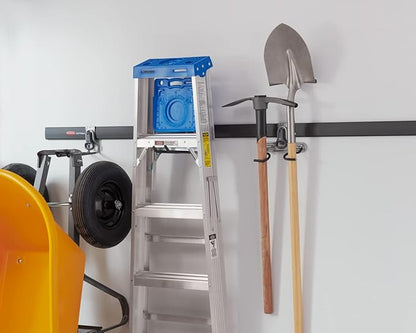 Rubbermaid FastTrack Ladder Hook Garage Wall/Ladder Hanger Wall Mount and Heavy Duty Organization for Home/Garage/Wall/Shed