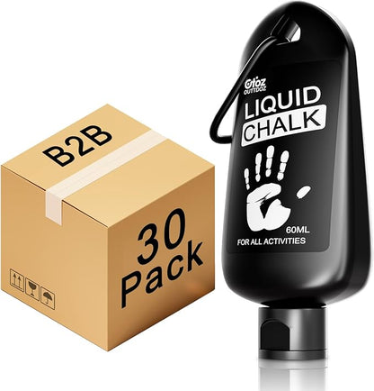Pro Grade Liquid Chalk Mess-Free Gym Chalk for Weightlifting, Gymnastics, Rock Climbing, Dancing, Dries in Seconds| 1, 2, 4, 8, 30-Pack Options