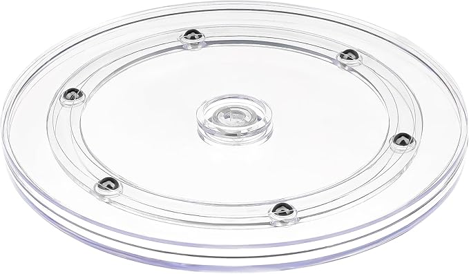 7 inch Lazy Susan Turntable,Acrylic Lazy Susan for Table Top,Small Lazy Susan Organizer for Kitchen Cabinets,Makeup,Spice Racks