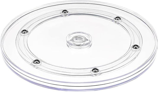 7 inch Lazy Susan Turntable,Acrylic Lazy Susan for Table Top,Small Lazy Susan Organizer for Kitchen Cabinets,Makeup,Spice Racks