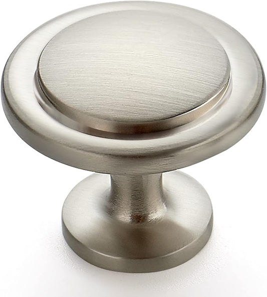 Ravinte 55 Pack 1-1/4 inch Kitchen Cabinet Knobs Brushed Nickel Dresser Zinc Pulls Door Drawer Handles for Dresser Drawers