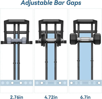 IMAYCC 3 Tier Dumbbell Rack Weight Rack Heavy Duty Weight Storage Organizer for Home Gym, Up to 390 lb Capacity for Dumbbells Kettlebells Weight Plates(dumbbell rack stand only)