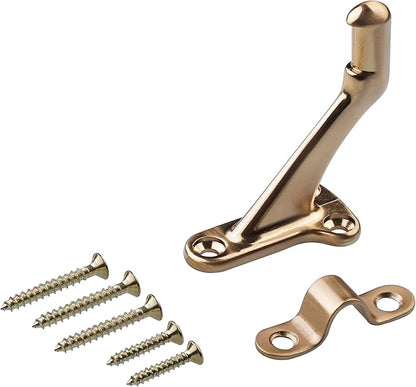Triumph Hardware,3 Pack,3" Heavy Duty handrail Bracket Champagne Bronze,Stair Railing Bracket DIY Easy Installation Hardware