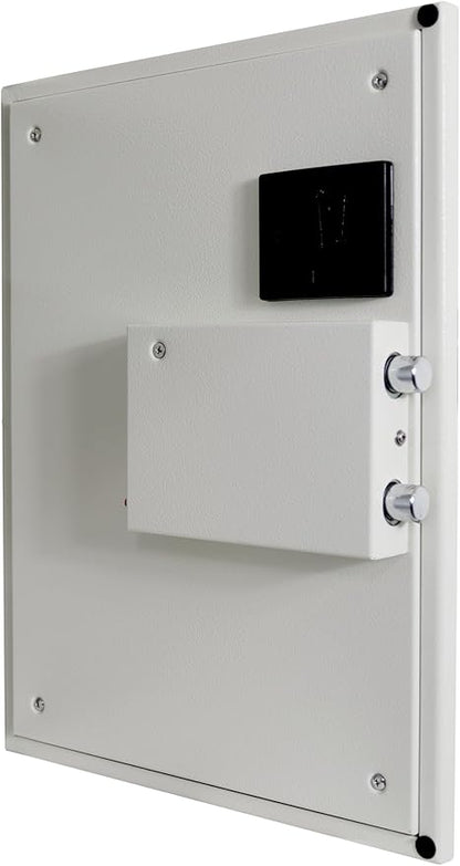 Protex Safe Fingerprint Wall Safe (FW-1814Z), fingerprint locking system, Burglary Resistant wall safe, digital electronic locking system, velvet interior, automatic door opening, 2 Removable shelves