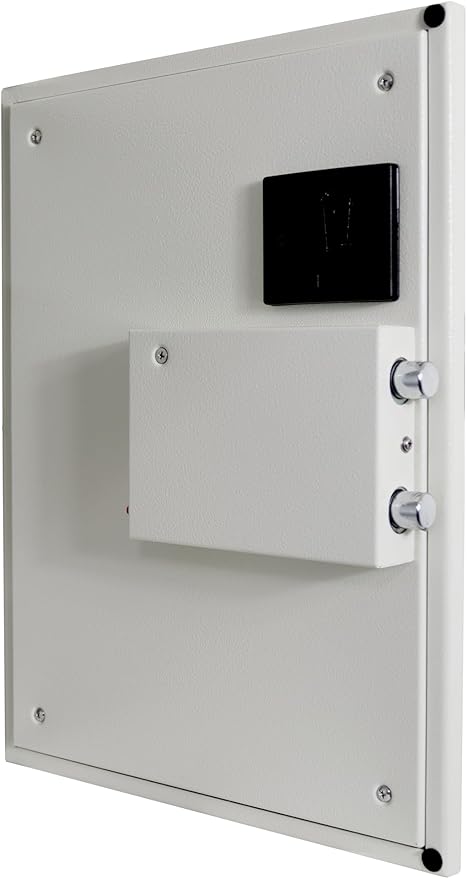Protex Safe Fingerprint Wall Safe (FW-1814Z), fingerprint locking system, Burglary Resistant wall safe, digital electronic locking system, velvet interior, automatic door opening, 2 Removable shelves