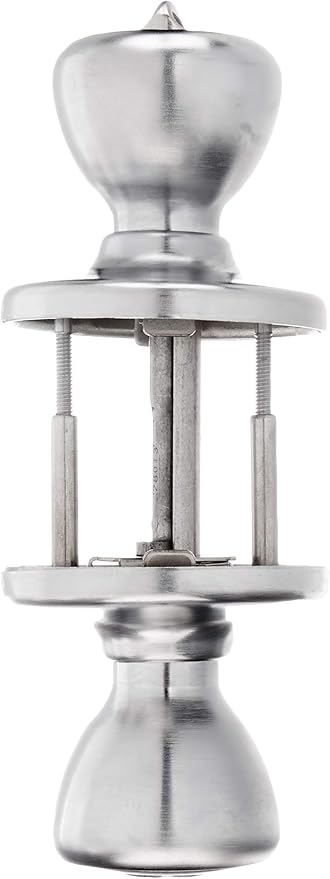 Kwikset 94002-870 Tylo Keyed Entry Knob with Smartkey Security in Satin Chrome (Pack of 2)