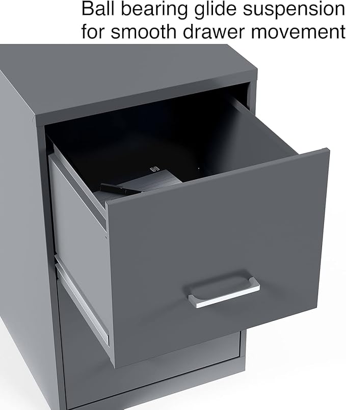Staples Vertical File Cabinet for Letter/Legal Files, 2-Drawer