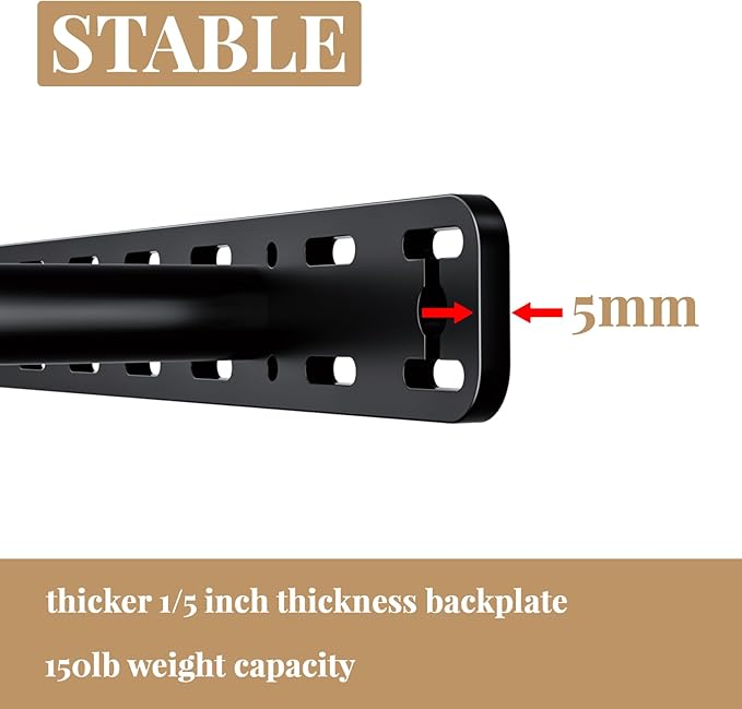 1 Pack Large Shelf Brackets Long Floating Shelf Bracket Invisible Floating Shelf Hardware Heavy Duty Floating Mantel Brackets(43"X8"X1.5" with Tools)