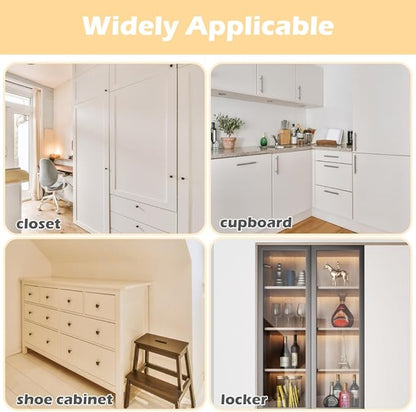 20Pcs Plastic Locking Shelf Support Peg,Easy Install Shelf Support Pin Clip,Self-Locking Bracket Clip,Clear Shelf Peg for Furniture,Shelf,Supplies,Bookshelf,Closet,Cabinet ﻿