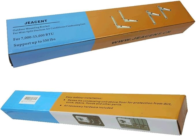 JEACENT Mini Split Wall Mounting Bracket for Ductless Air Conditioner 9,000-36,000BTU Condensers