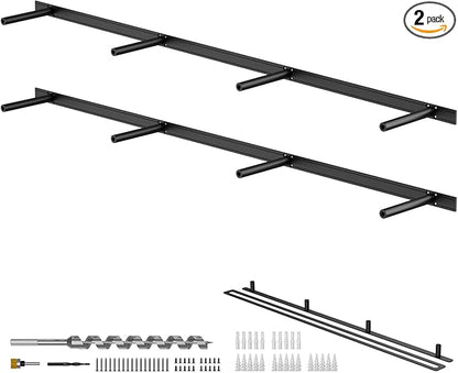 Contractor Floating Shelf Brackets with Reusable Metal Jigs – 200lbs Aluminum Blind Support Hardware – Fits 1.75"–4" Wood – Heavy Duty Mounting Bracket Kit (53X8X1.2-Metal Jig)