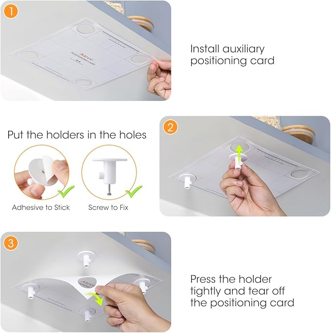 AIEVE 4 Pack Stand Mixer Attachment Holders Compatible with Kitchenaid Mixer Accessories,Flex Edge Beater, Flat Beater, Dough Hooks and Wire Whip Organizer