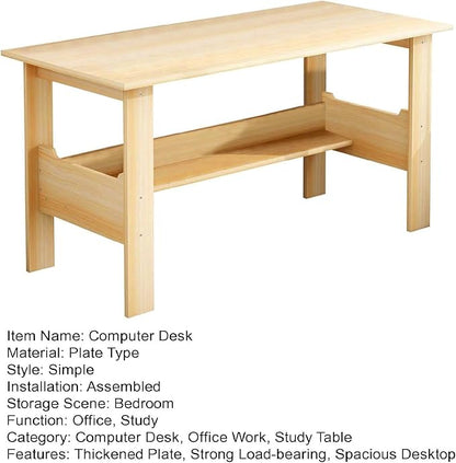 Walbest Computer Desk with Led Lights and Power Outlets,Gaming Desk,Corner Desk with Storage Drawers,Home Office Desk,Easy Assembly Makeup Vanity Console Table (Khaki)