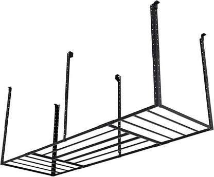 StoreYourBoard 3 x 8 ft Garage Storage Rack, Ceiling Shelf Overhead Organization, Heavy Duty Steel Platform Holds 700 lbs, 96 in. x 32 in. x 40 in.