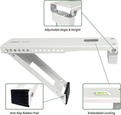 Window Air Conditioner Support Bracket , Window AC Bracket Light Duty Universal AC Support Up to 85 lbs(Patent)