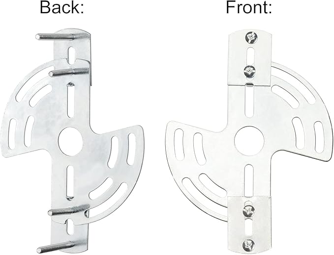 Qc Lighting Adjustable Crossbar with Screws and Nuts, Multifunctional Ceiling Light Bracket Light Fixture Crossbar Plate for Mount Wall Light, Close to Ceiling Light, Chandelier