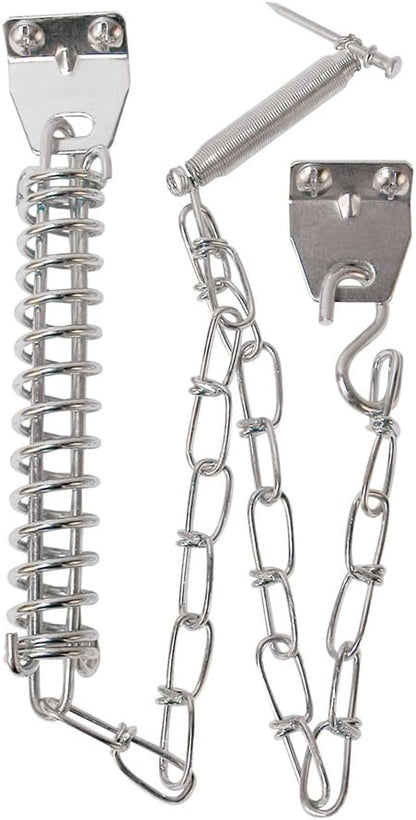 Prime-Line K 5026 Storm Door Protector Chain and Spring, Zinc Plated (Single Pack)
