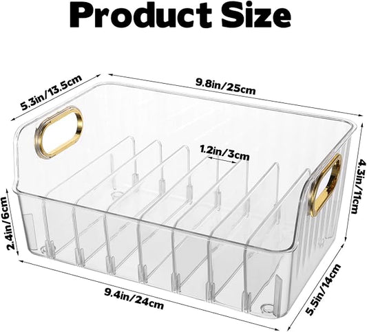 2 Sets 5 Inch Sanding Discs Storage Bins - 8 Slots for Classified Organization, Sandpaper Storage Holder, Woodworking Tool Box Organizers, Storage Rack (Excluding Sandpaper)