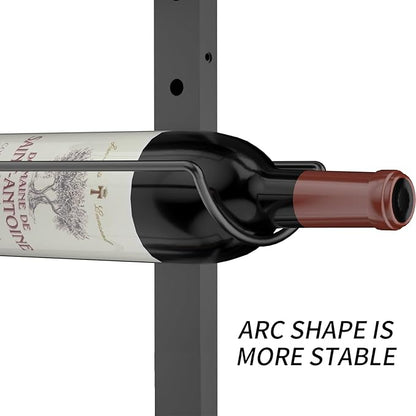 Sonyabecca Wall Wine Rack for 12 Wine Bottles?DIY Detachable Wine Storage Organizer, Wall Mount Wine Bottle Display Holder Used As One or Four, for Kitchen,Pantry,Wine Cellar,Housewarming Gift