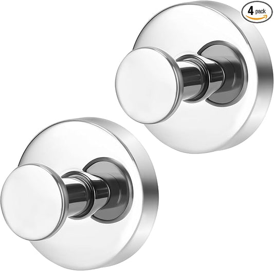 Suction Cup Hooks for Shower,No Drill Towel Hooks for Bathroom Wall, Kitchen, Glass, Mirror, Tile - Ideal for Hanging Towels, Robes, and Loofahs (Mirror-2pcs)
