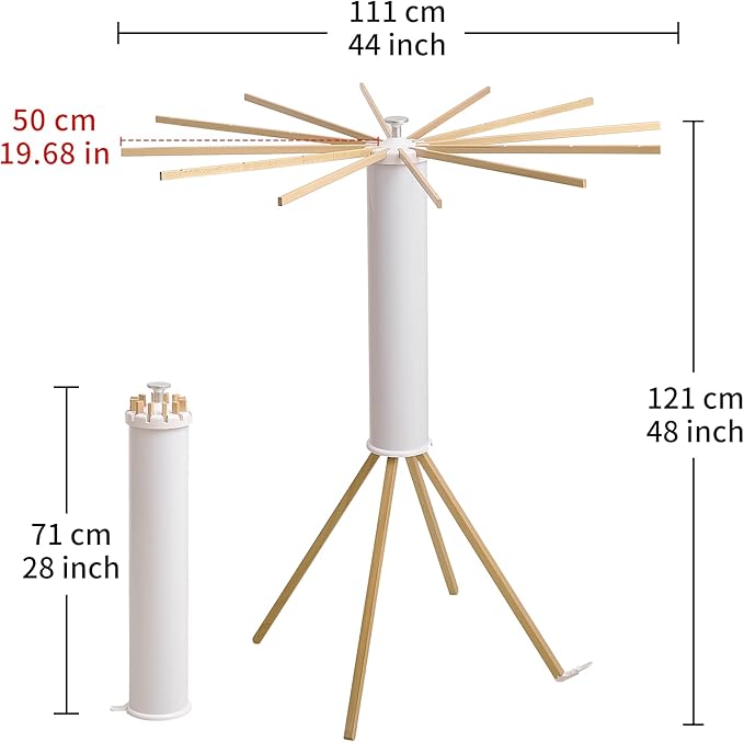 Clothes Drying Rack 4 Legs,Laundry Hanger Dryer Rack,Portable Dry Rack,Foldable Drying Rack-Drying Rack Clothing Laundry Bedroom Household Wooden-12rods