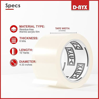 Window Sealing Tape 1 Pack Transparent Sealing Heavy-Duty Residue-Free RV Insulation for Doors and Windows, Clear Weather Stripping Draft Isolation Tape (2 Pack 2 inch)
