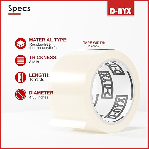 Window Sealing Tape 1 Pack Transparent Sealing Heavy-Duty Residue-Free RV Insulation for Doors and Windows, Clear Weather Stripping Draft Isolation Tape (1 Pack 2 inch)