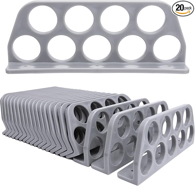 20 Pack Cable Chase-Wire Bracket, Cable Support Wire Bracket Holder for NMB Electrical Cord Organized Management, 9-Hole 1-Inch Diameter